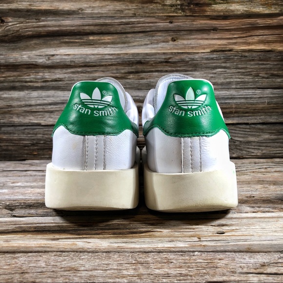 Adidas Stan Smith Original White Green Sneakers - Picture 4 of 8